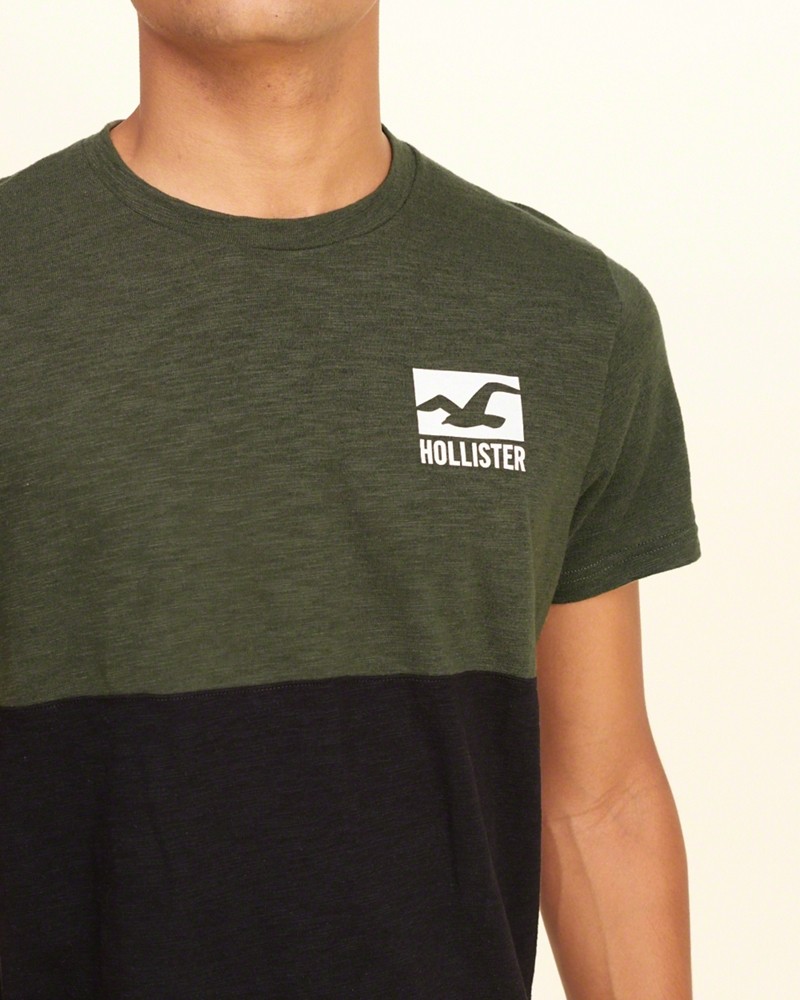 Hình Áo thun nam Hollister HCO-US-T14 Colorblock Graphic