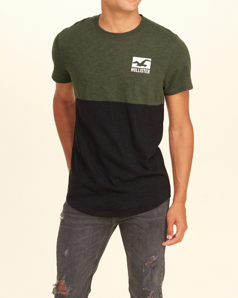 Hình Áo thun nam Hollister HCO-US-T14 Colorblock Graphic