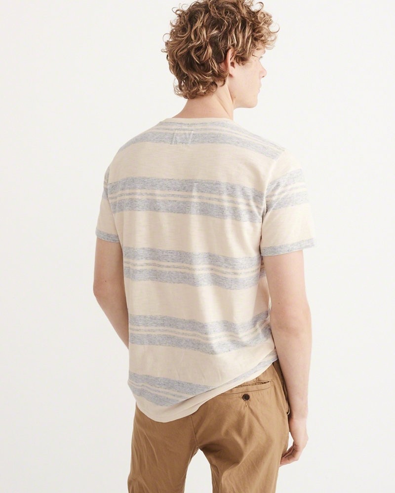 Hình Áo thun nam Abercrombie & Fitch AF-T202 SLUB TEE