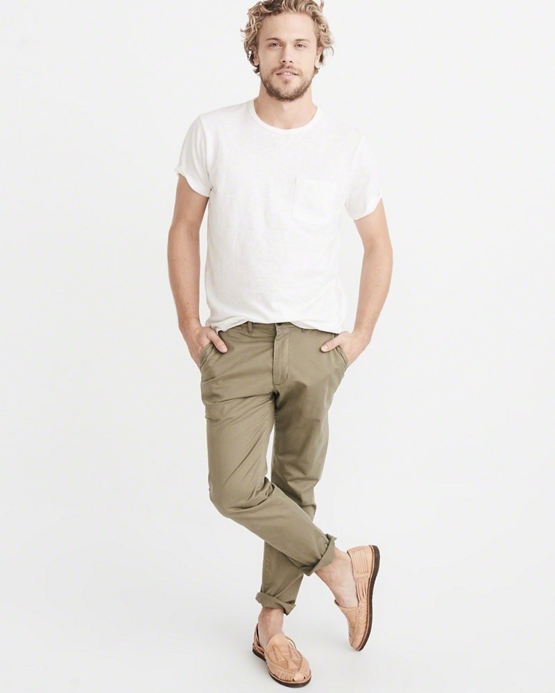 Hình Áo thun nam Abercrombie & Fitch AF-T205 Short-Sleeve Pocket Tee
