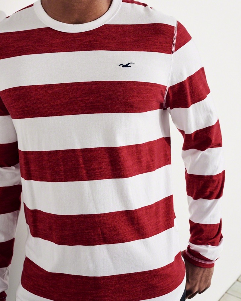 Hình Áo thun nam tay dài Hollister HCO-HL09 Crewneck T-Shirt