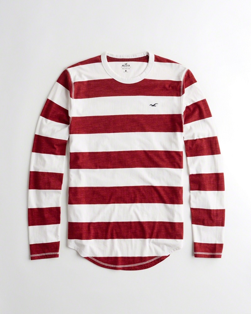 Hình Áo thun nam tay dài Hollister HCO-HL09 Crewneck T-Shirt
