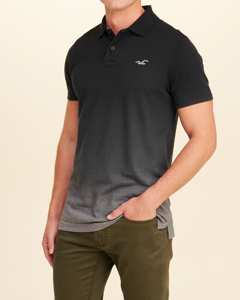 Hình Áo thun nam Hollister HCO-P116 Stretch Pique Ombré Polo