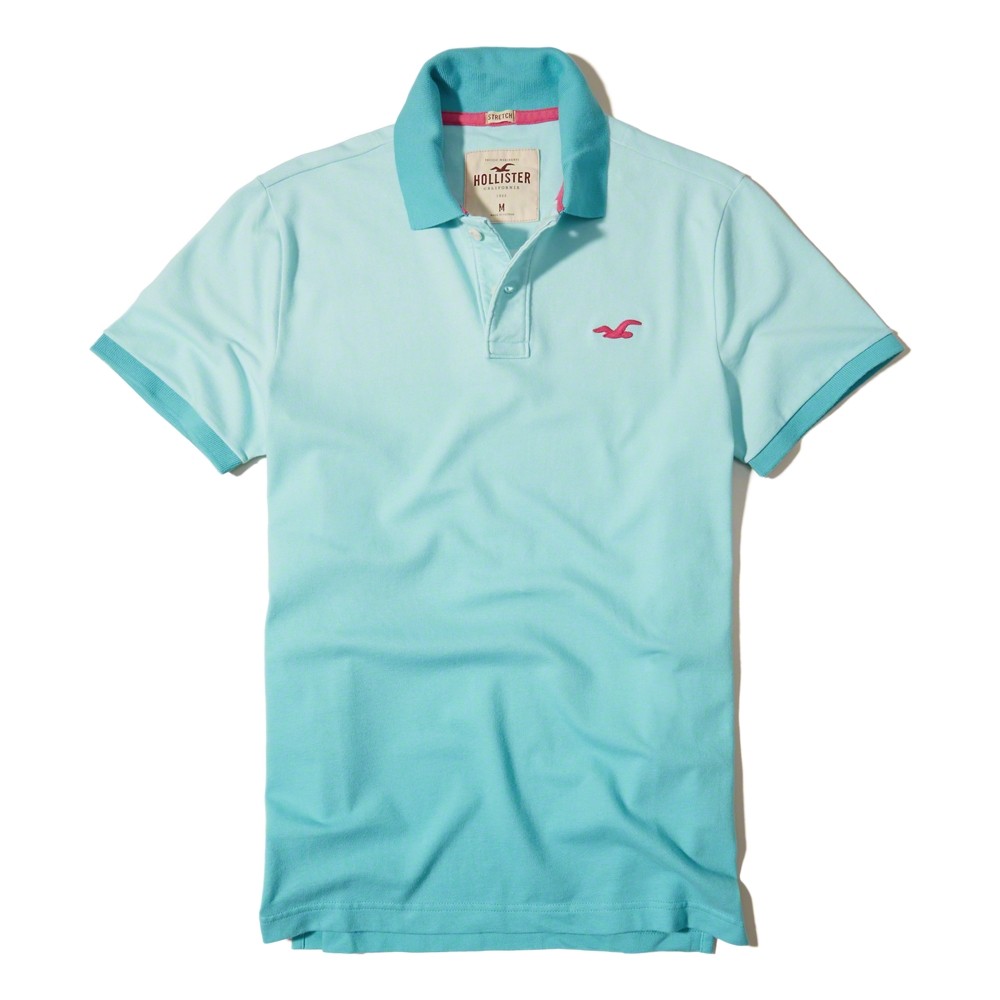Hình Áo thun nam Hollister HCO-P136 Stretch Pique Ombré Polo