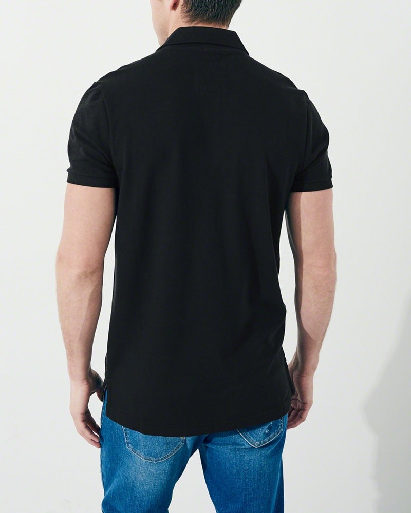 Hình Áo thun nam Hollister HCO-P140 Stretch Polo Black
