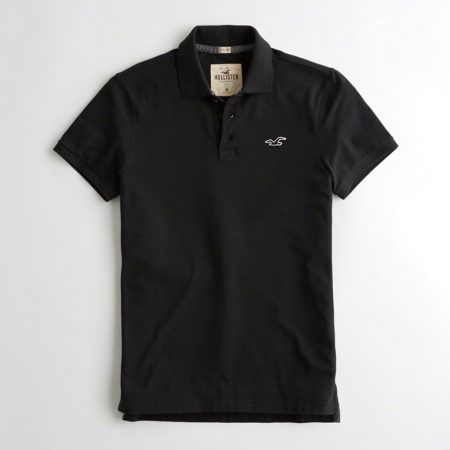 Hình Áo thun nam Hollister HCO-P140 Stretch Polo Black
