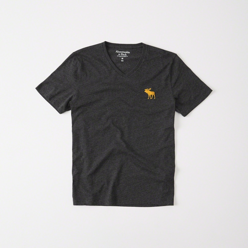 Hình Áo thun nam Abercrombie & Fitch AF-T210 BIG ICON V-NECK TEE
