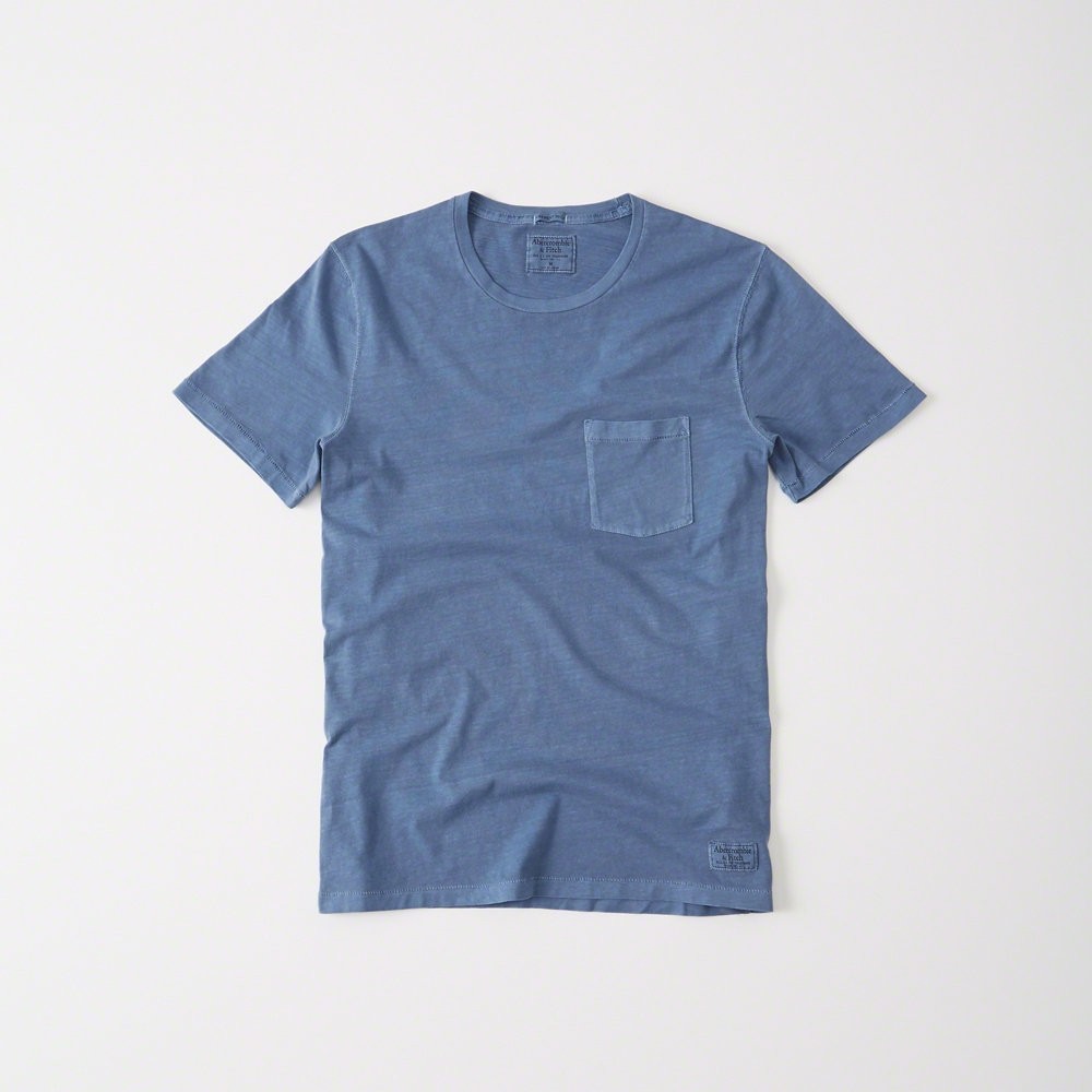 Hình Áo thun nam Abercrombie & Fitch AF-T215 Garment Dye Crew Tee