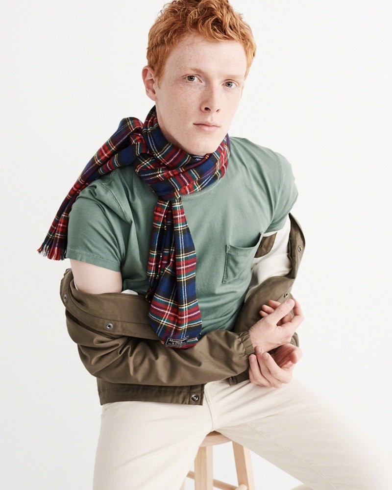 Hình Áo thun nam Abercrombie & Fitch AF-T217 Garment Dye Crew Tee