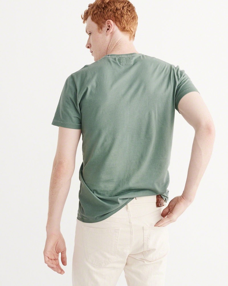 Hình Áo thun nam Abercrombie & Fitch AF-T217 Garment Dye Crew Tee