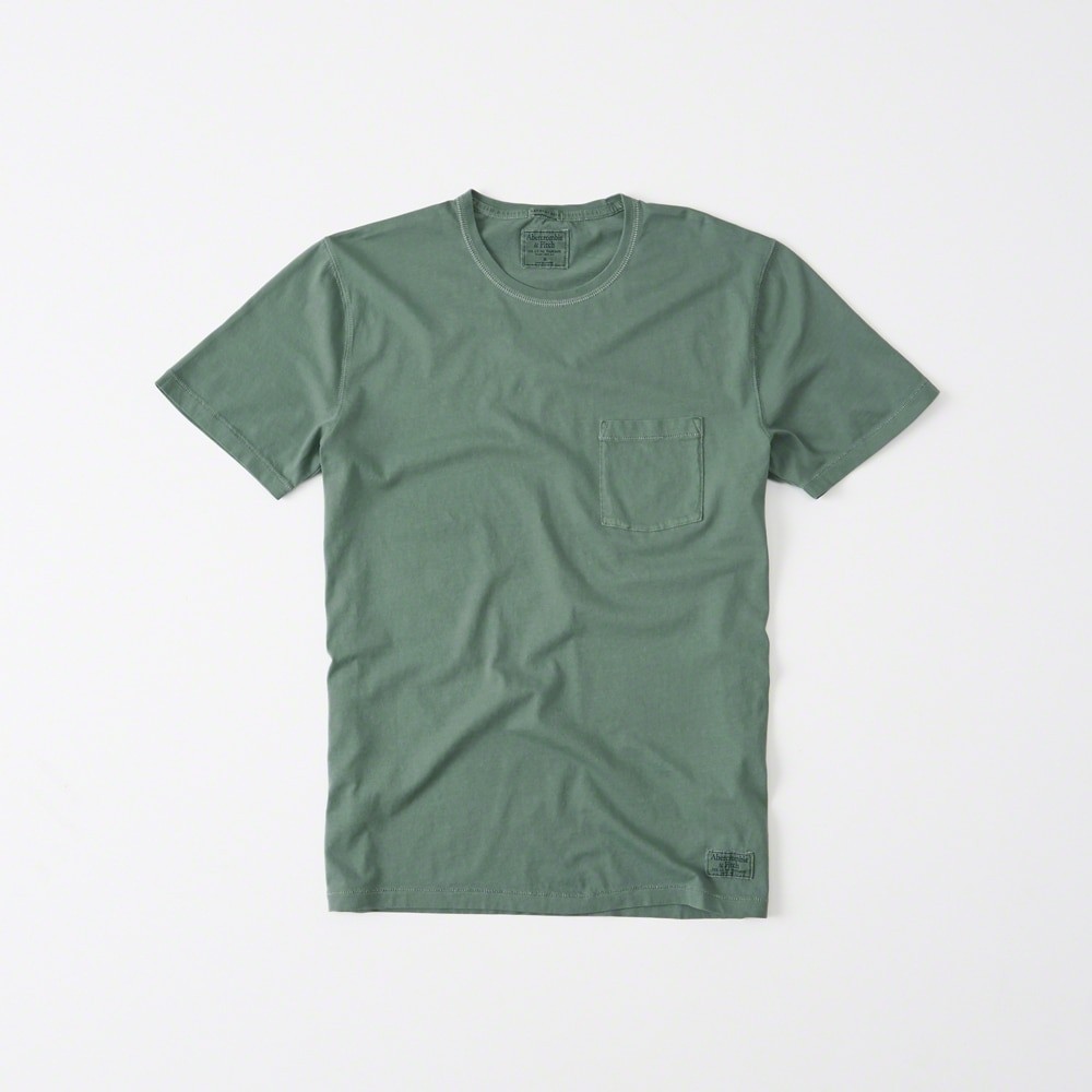 Hình Áo thun nam Abercrombie & Fitch AF-T217 Garment Dye Crew Tee