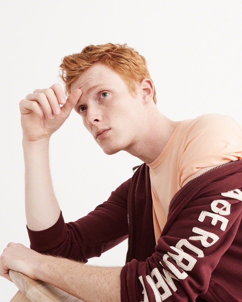 Hình Áo thun nam Abercrombie & Fitch AF-T218 Garment Dye Crew Tee