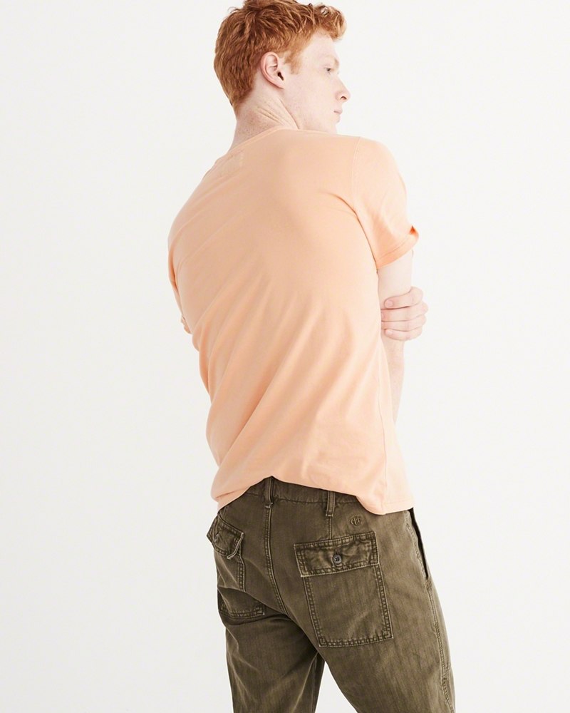 Hình Áo thun nam Abercrombie & Fitch AF-T218 Garment Dye Crew Tee