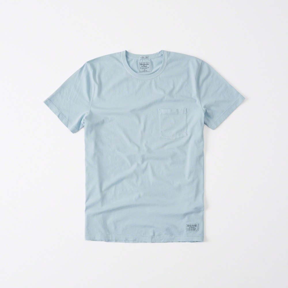 Hình Áo thun nam Abercrombie & Fitch AF-T219 Garment Dye Crew Tee