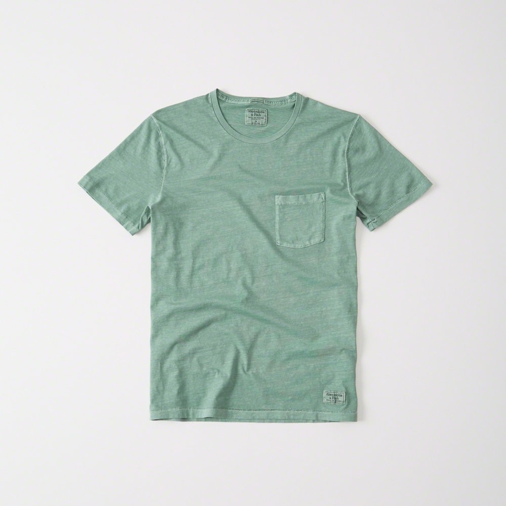 Hình Áo thun nam Abercrombie & Fitch AF-T220 Garment Dye Crew Tee