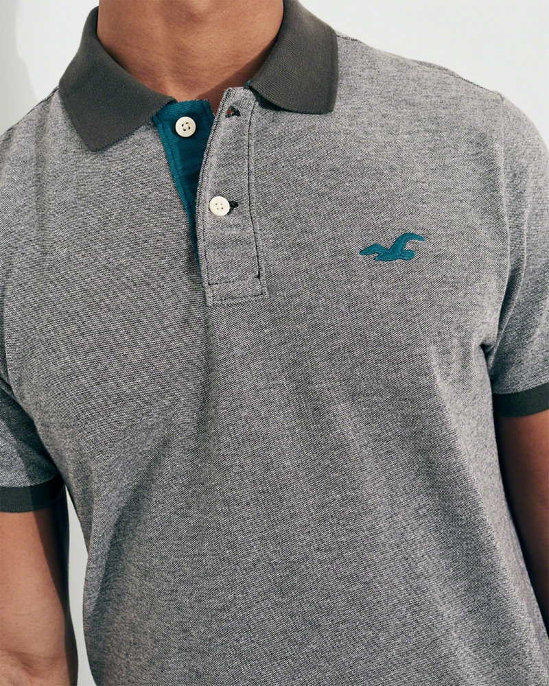 Hình Áo thun nam cổ bẻ Hollister HCO-P149 Stretch Pique Polo