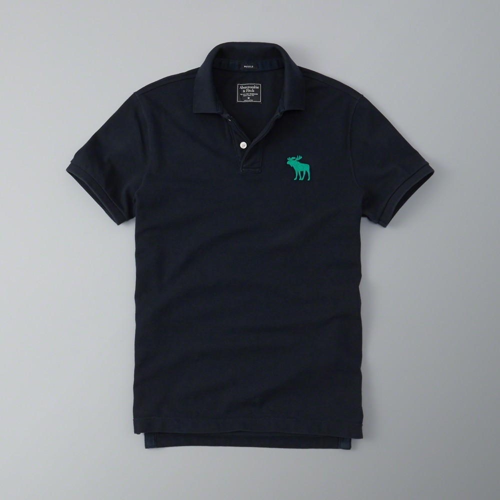 Hình Áo thun polo Abercrombie & Fitch Big Icon Polo AF-P113