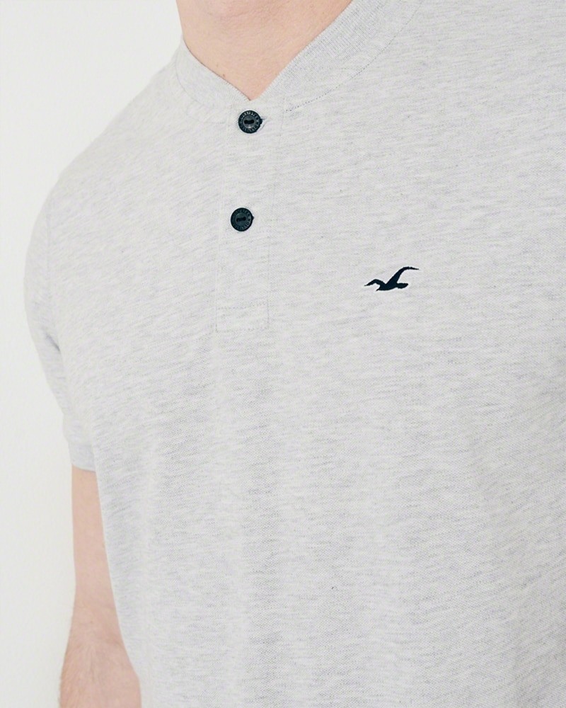Hình Áo thun nam Hollister cổ trụ HCO-H11 Blade Collar Stretch Pique Polo