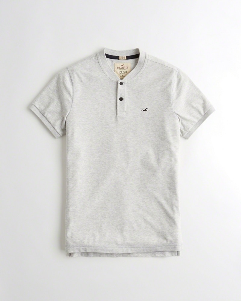 Hình Áo thun nam Hollister cổ trụ HCO-H11 Blade Collar Stretch Pique Polo