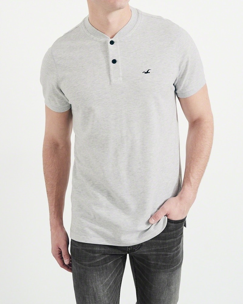 Hình Áo thun nam Hollister cổ trụ HCO-H11 Blade Collar Stretch Pique Polo
