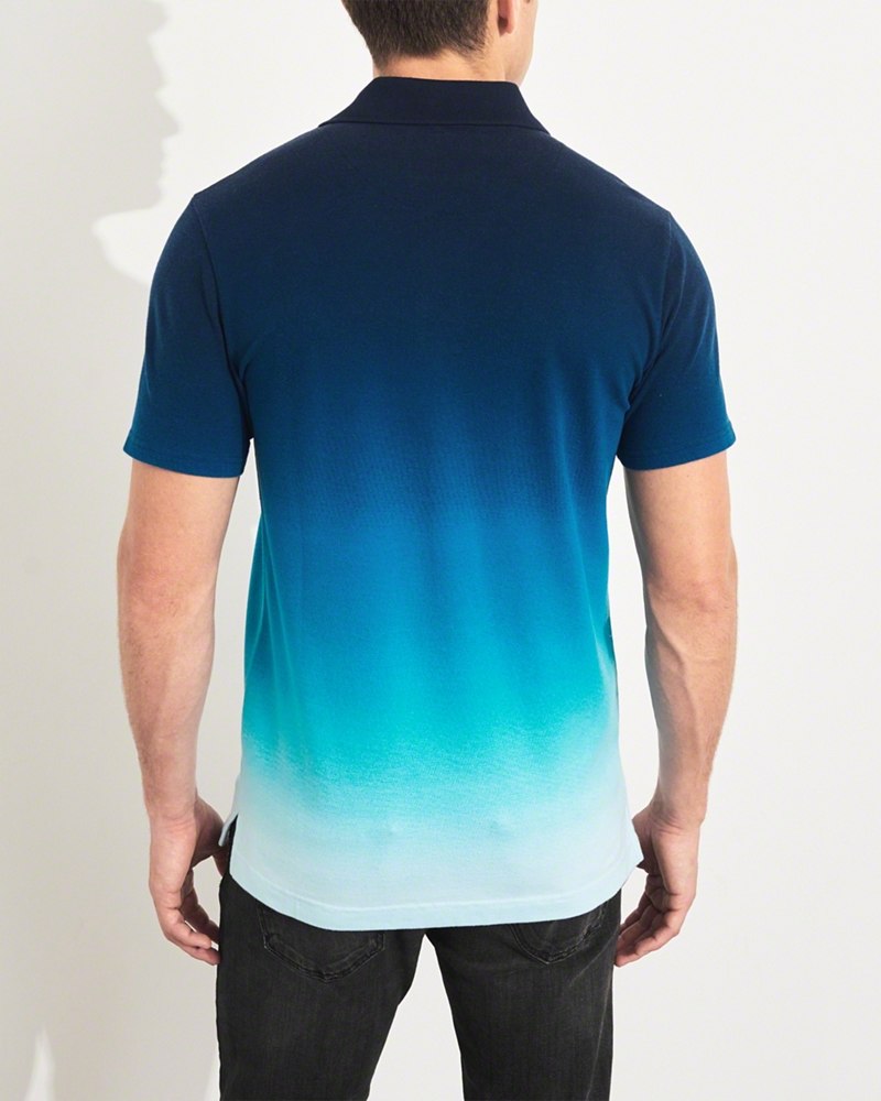 Hình Áo thun nam cổ bẻ Hollister HCO-P153 Stretch Ombré Polo