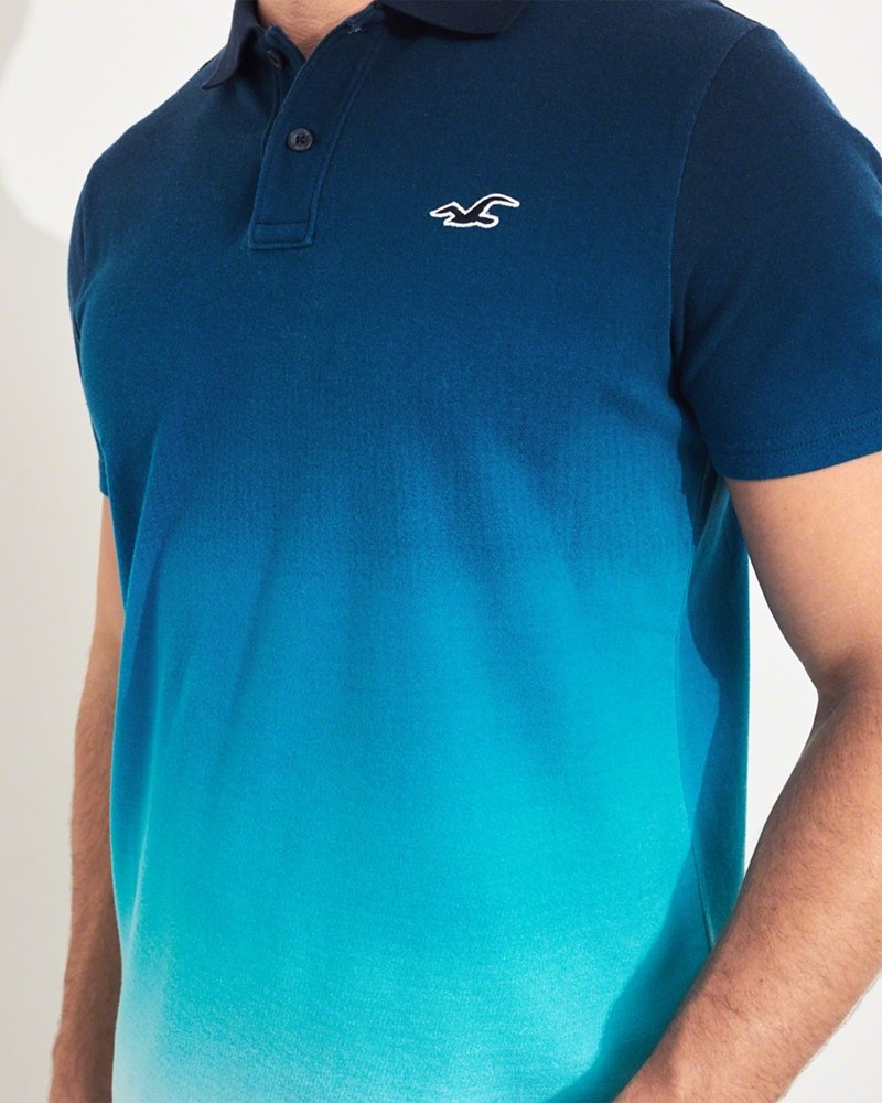 Hình Áo thun nam cổ bẻ Hollister HCO-P153 Stretch Ombré Polo