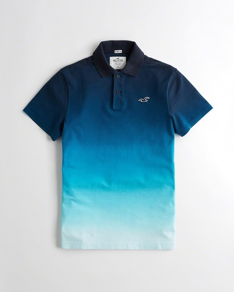Hình Áo thun nam cổ bẻ Hollister HCO-P153 Stretch Ombré Polo