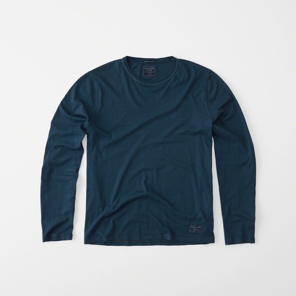 Hình Áo thun nam Abercrombie & Fitch AF-HL24 Crew Long-Sleeve Tee