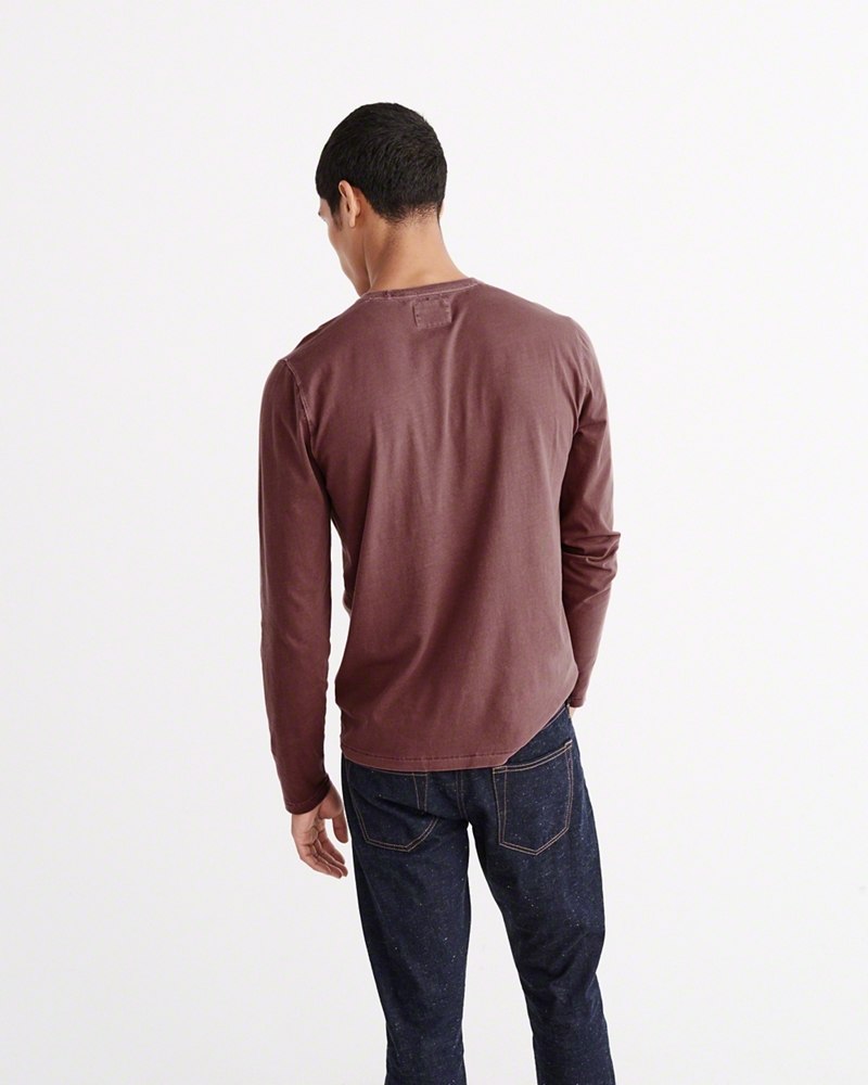 Hình Áo thun nam Abercrombie & Fitch AF-HL25 Crew Long-Sleeve Tee