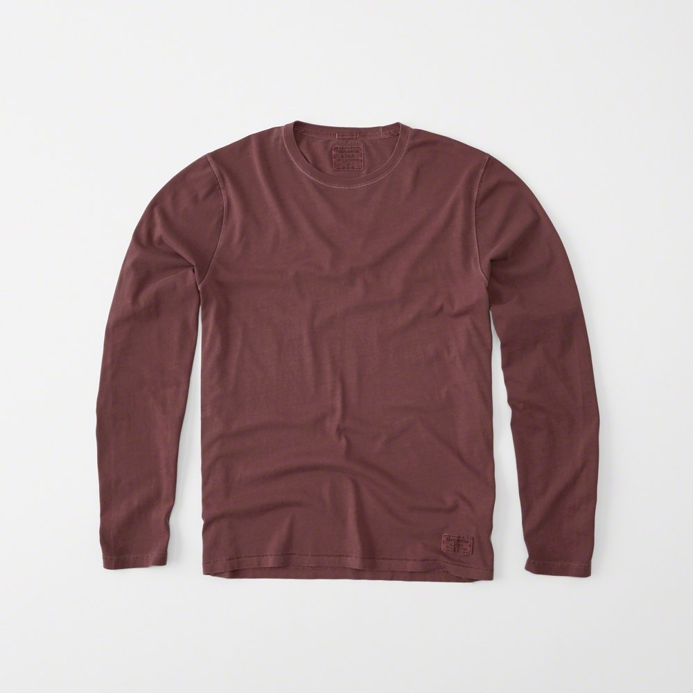 Hình Áo thun nam Abercrombie & Fitch AF-HL25 Crew Long-Sleeve Tee