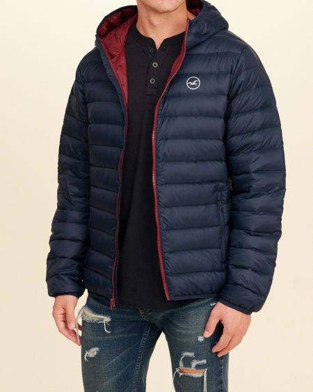 Hình Áo khoác phao Hollister Lightweight Down Puffer Jacket HCO-K13
