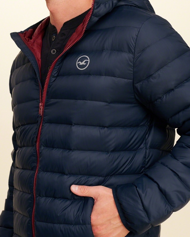 Hình Áo khoác phao Hollister Lightweight Down Puffer Jacket HCO-K13