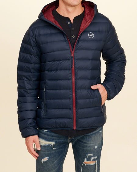 Hình Áo khoác phao Hollister Lightweight Down Puffer Jacket HCO-K13