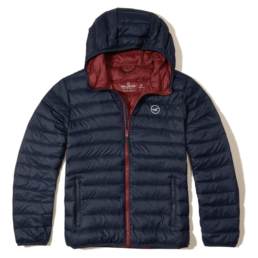 Hình Áo khoác phao Hollister Lightweight Down Puffer Jacket HCO-K13