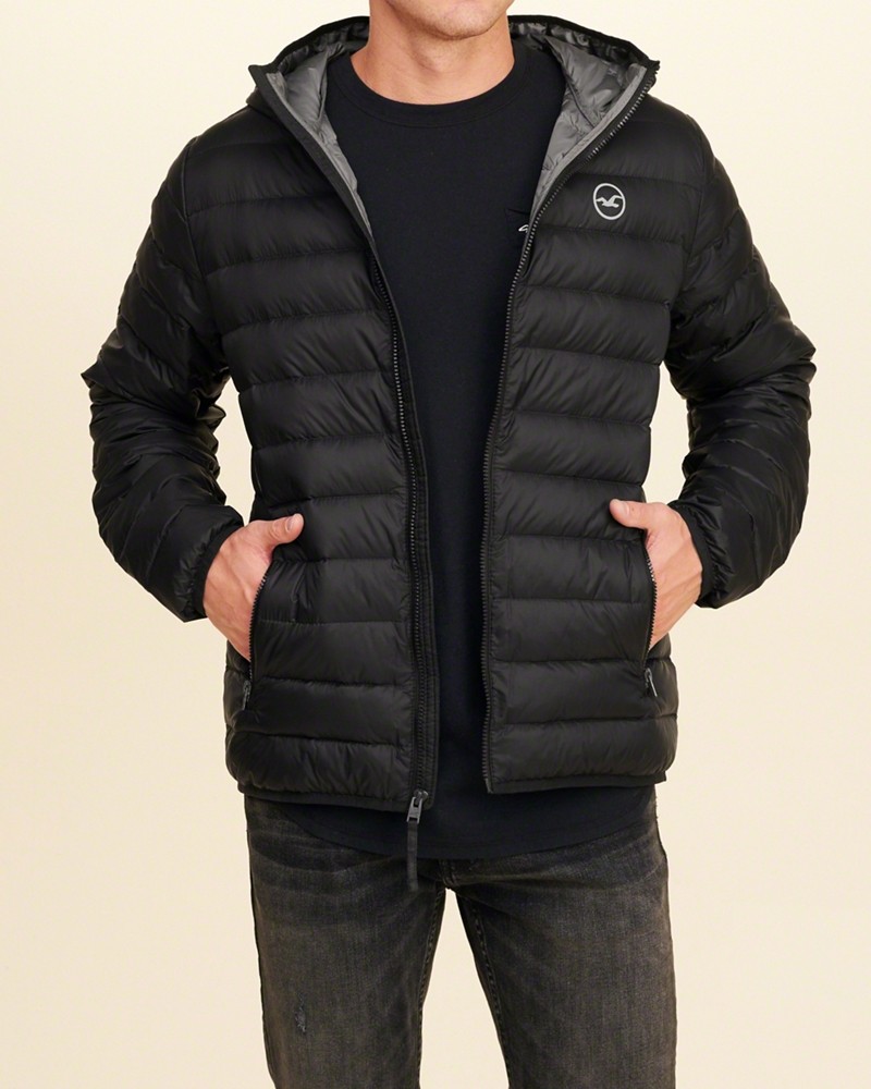 Hình Áo khoác phao Hollister Lightweight Down Puffer Jacket HCO-K14