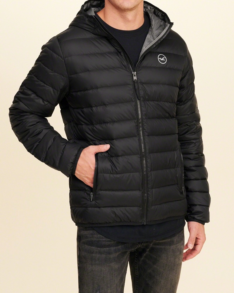 Hình Áo khoác phao Hollister Lightweight Down Puffer Jacket HCO-K14