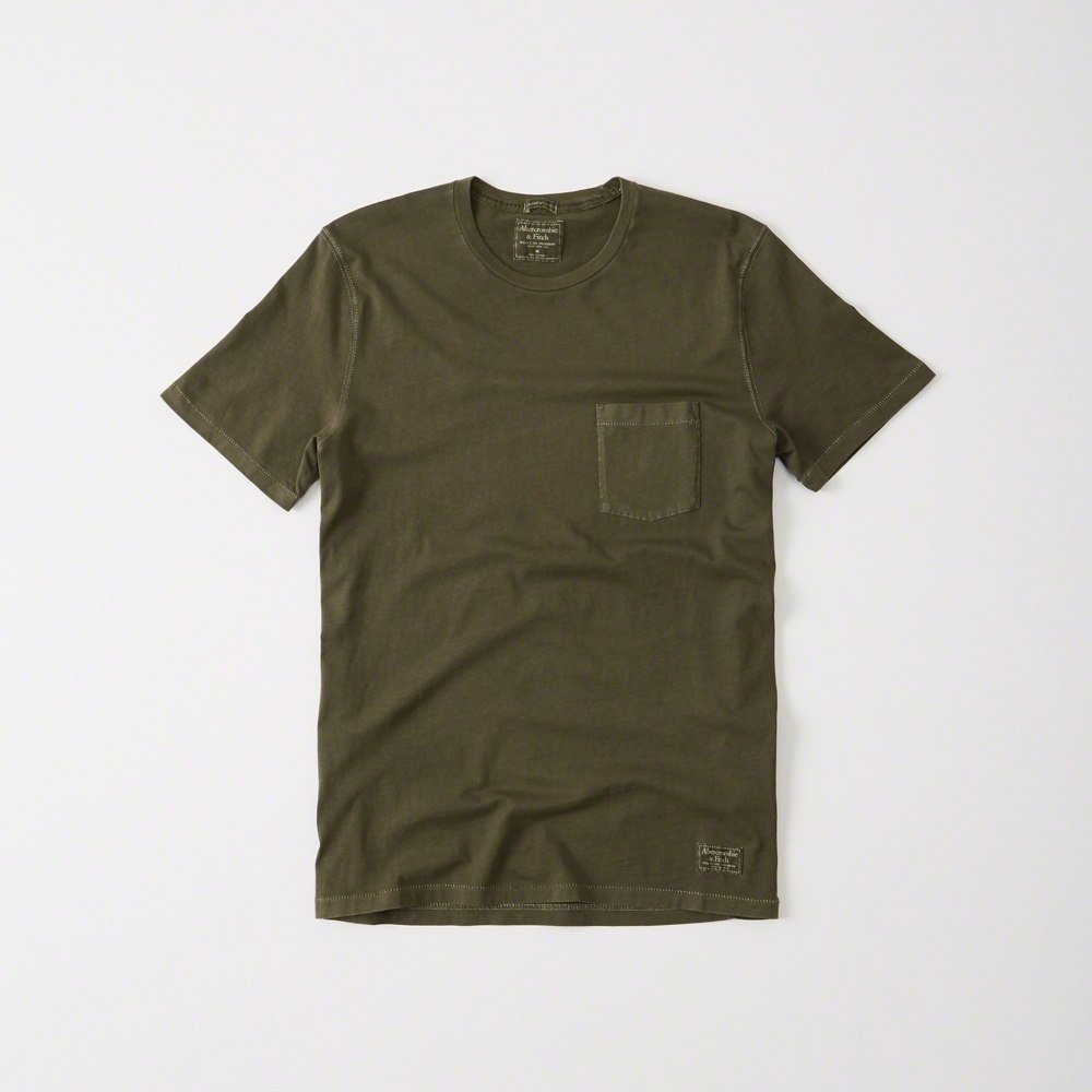 Hình Áo thun nam Abercrombie & Fitch AF-T237 Garment Dye Crew Tee
