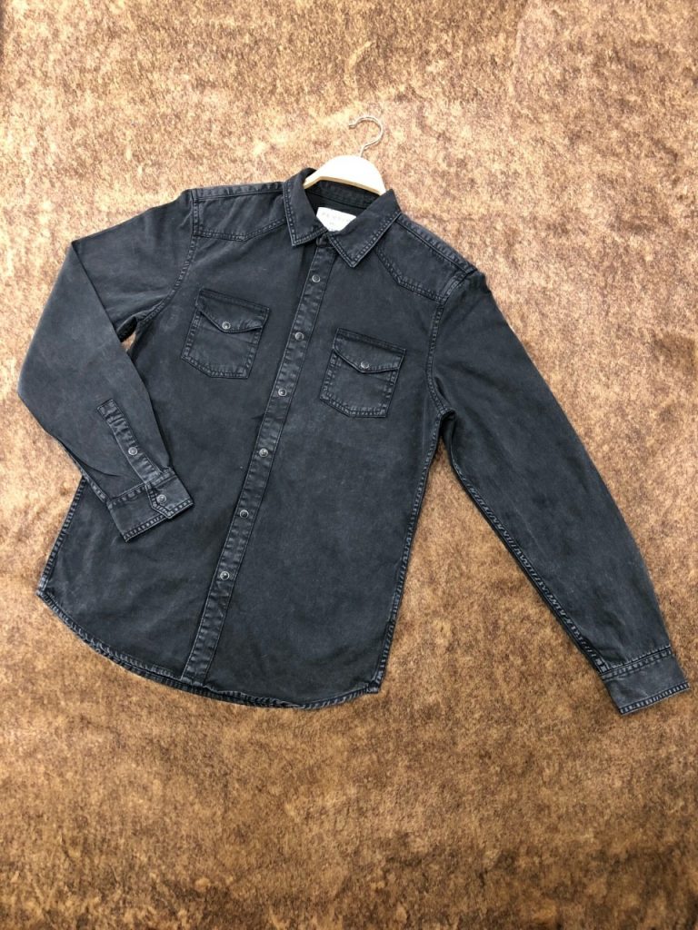 Hình Áo sơmi jean Primark PM-SM01 Pocket Denim Shirt Hình Áo sơmi jean Primark PM-SM01 Pocket Denim Shirt