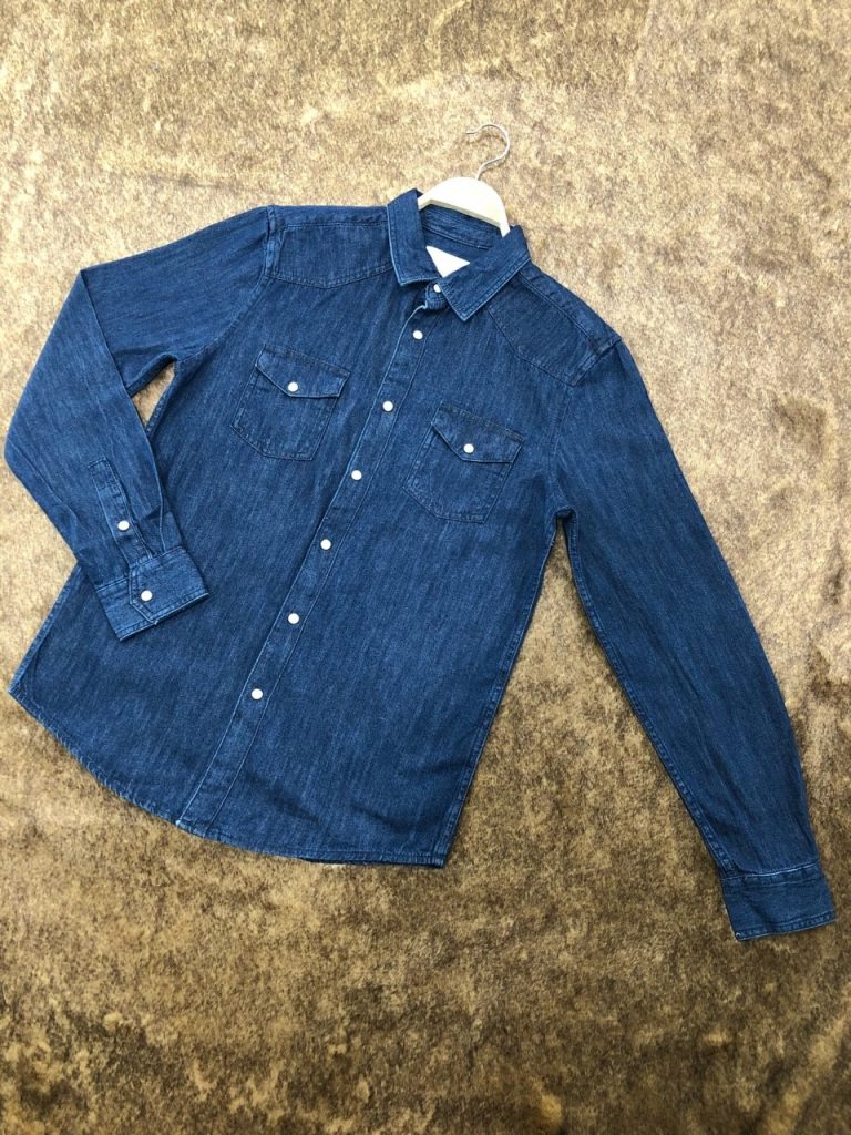 Hình Áo sơmi jean Primark PM-SM02 Pocket Denim Shirt
