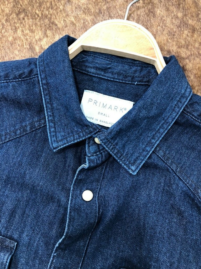 Hình Áo sơmi jean Primark PM-SM02 Pocket Denim Shirt