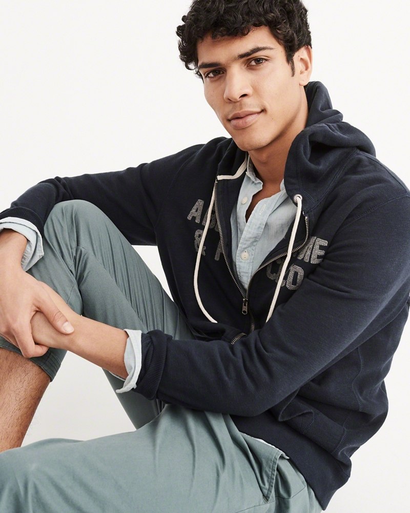 Hình Áo khoác nam Abercrombie & Fitch AF-US-K11 LOGO GRAPHIC HOODIE