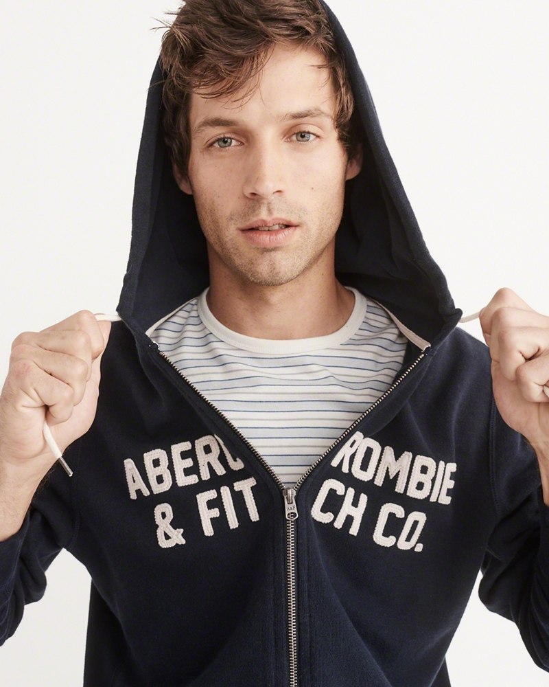 Hình Áo khoác nam Abercrombie & Fitch AF-US-K12 LOGO GRAPHIC HOODIE