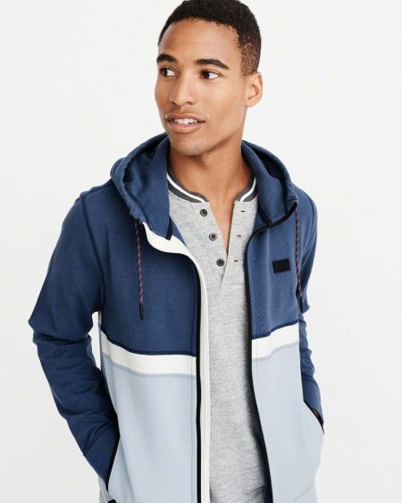 Hình Áo khoác nam Abercrombie & Fitch AF-US-K13 FULL-ZIP ACTIVE HOODIE