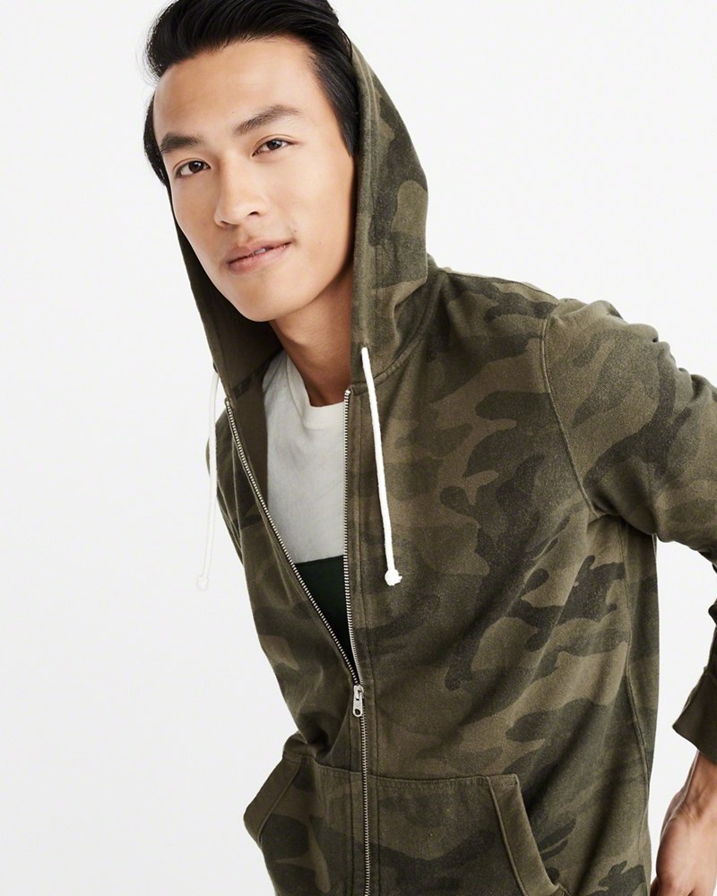 Hình Áo khoác nam Abercrombie & Fitch AF-US-K14 Full-Zip Hoodie