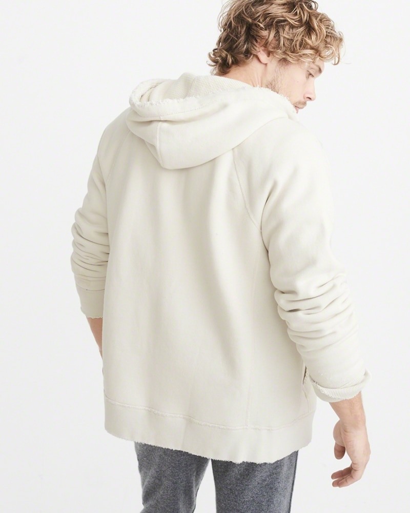 Hình Áo khoác nam Abercrombie & Fitch AF-US-K15 HEAVYWEIGHT APPLIQUE ZIP-UP HOODIE