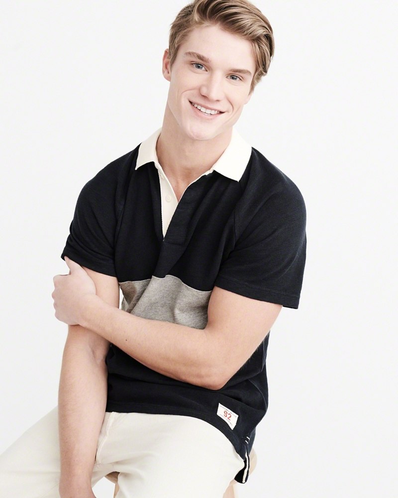 Hình Áo thun polo Abercrombie & Fitch AF-US-P26 RUGBY POLO