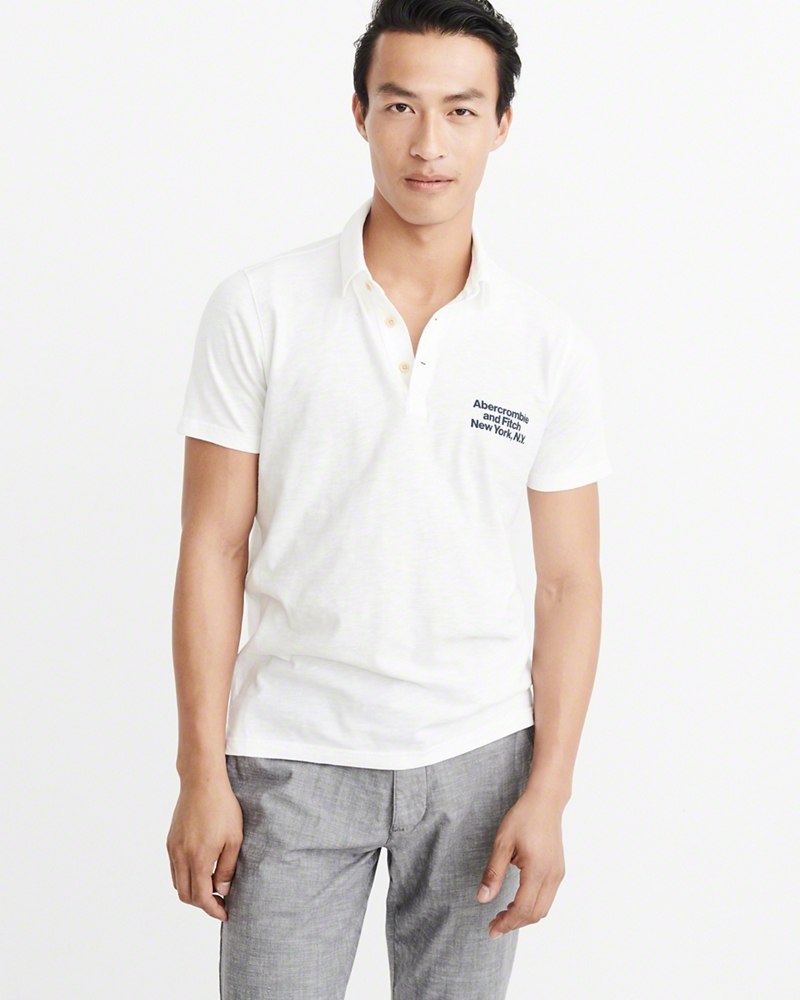 Hình Áo thun polo Abercrombie & Fitch AF-US-P28 Graphic Polo
