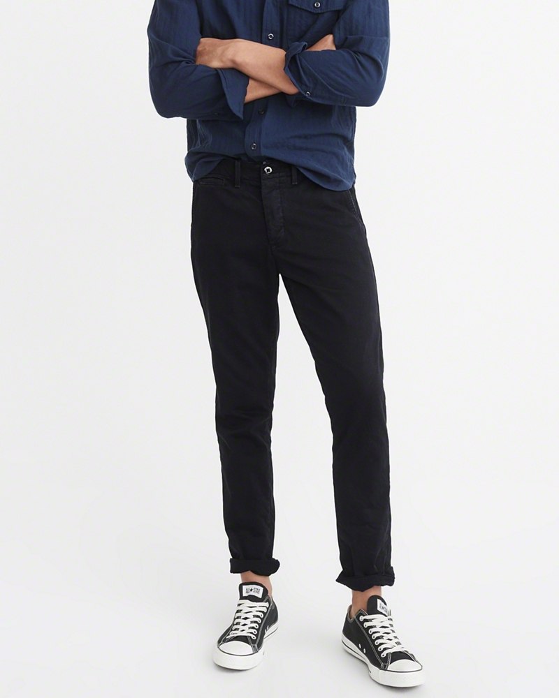 Hình Quần Khaki nam Abercrombie AF-US-Q10 Athletic Skinny Officer Chinos