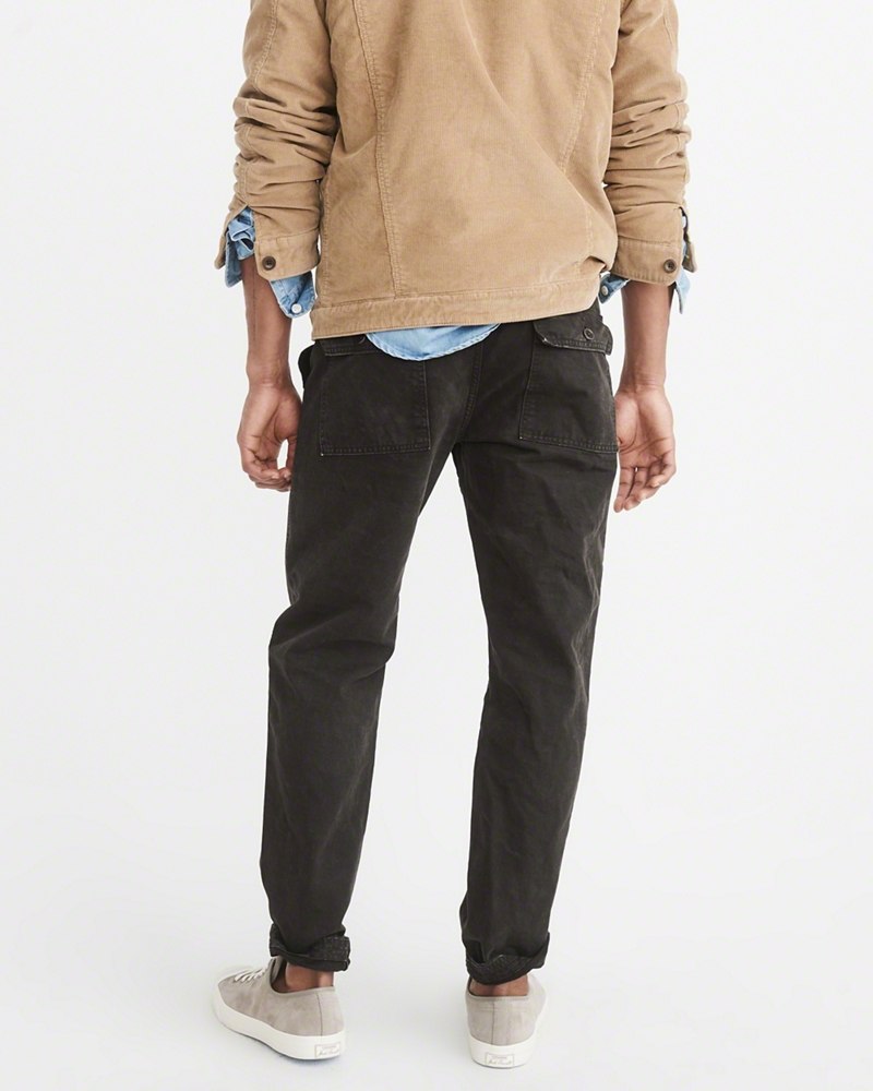 Hình Quần Khaki nam Abercrombie AF-US-Q11 Athletic Slim Utility Pants