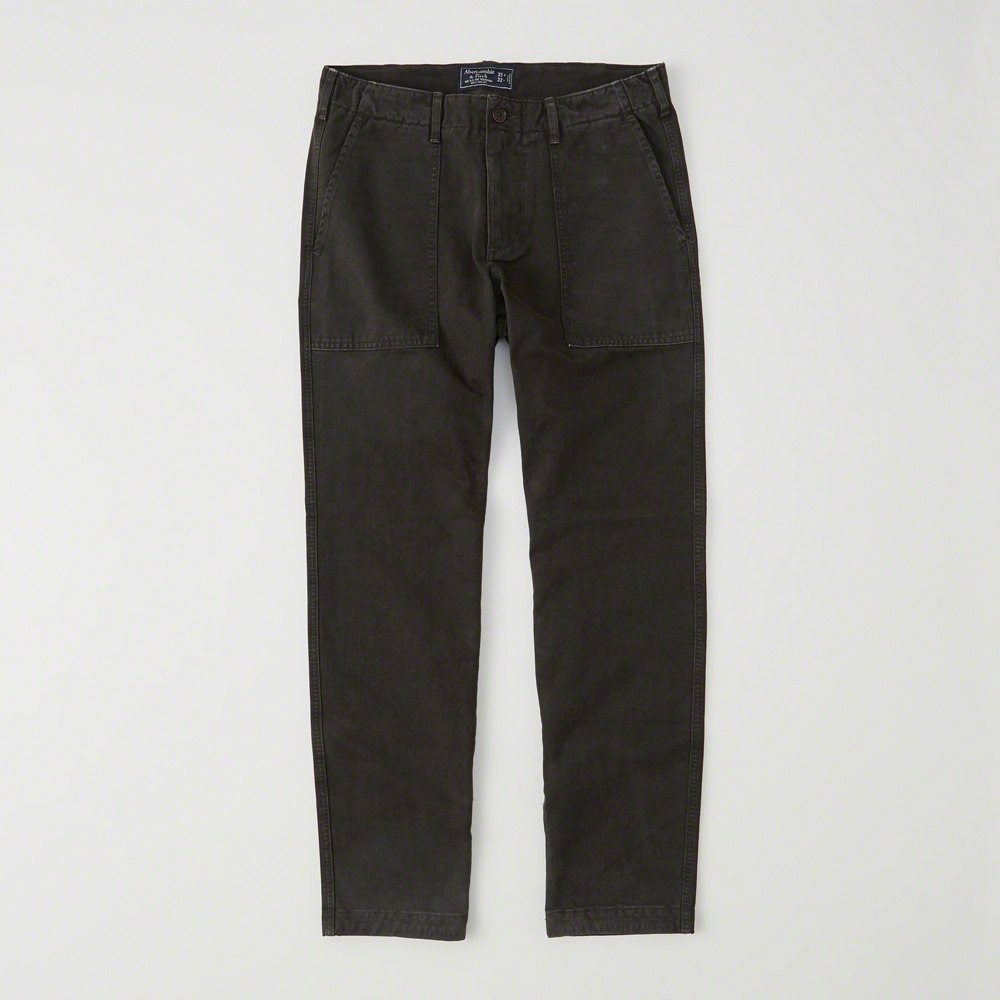 Hình Quần Khaki nam Abercrombie AF-US-Q11 Athletic Slim Utility Pants